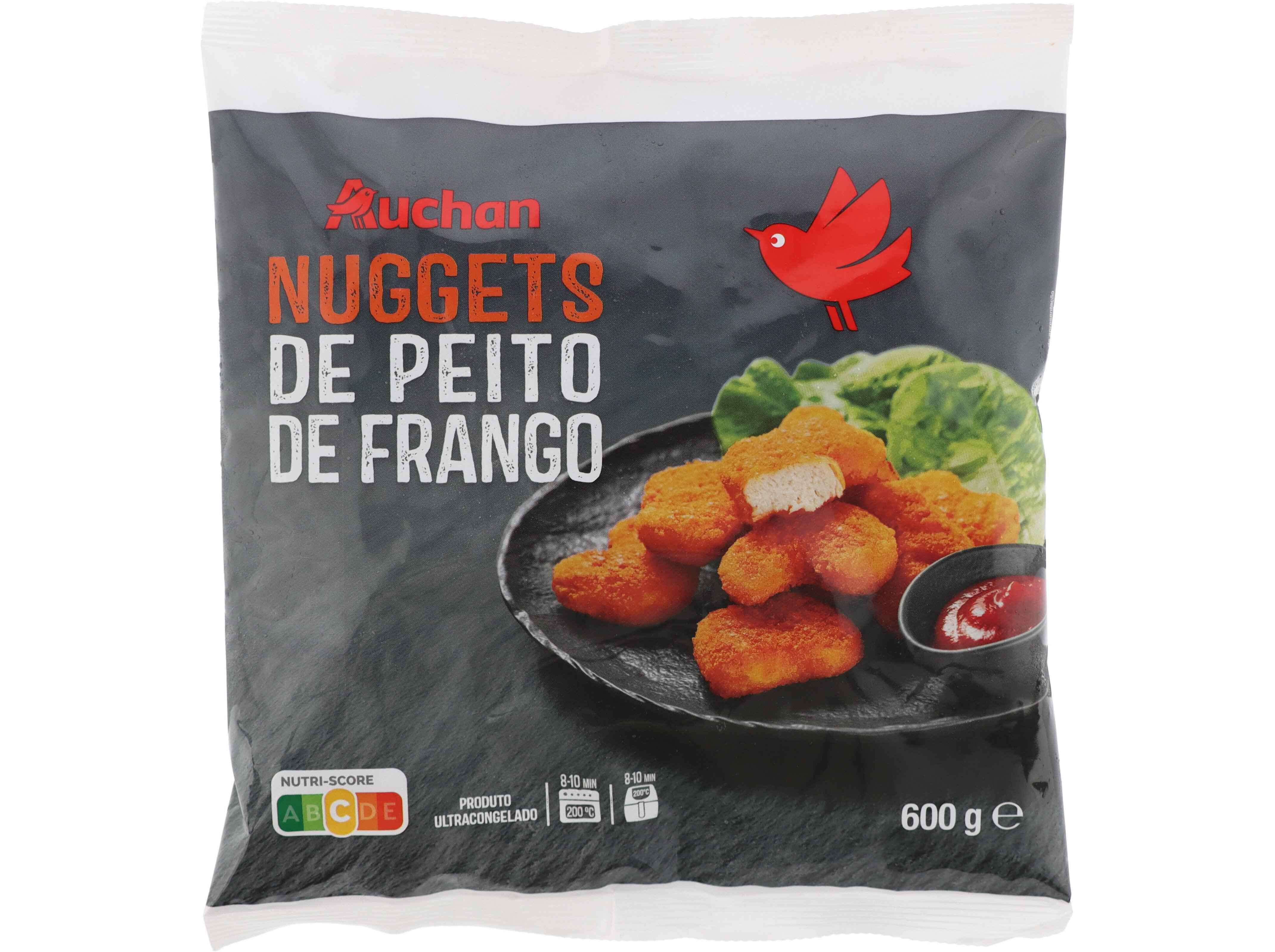 NUGGETS PEITO FRANGO AUCHAN 600G
