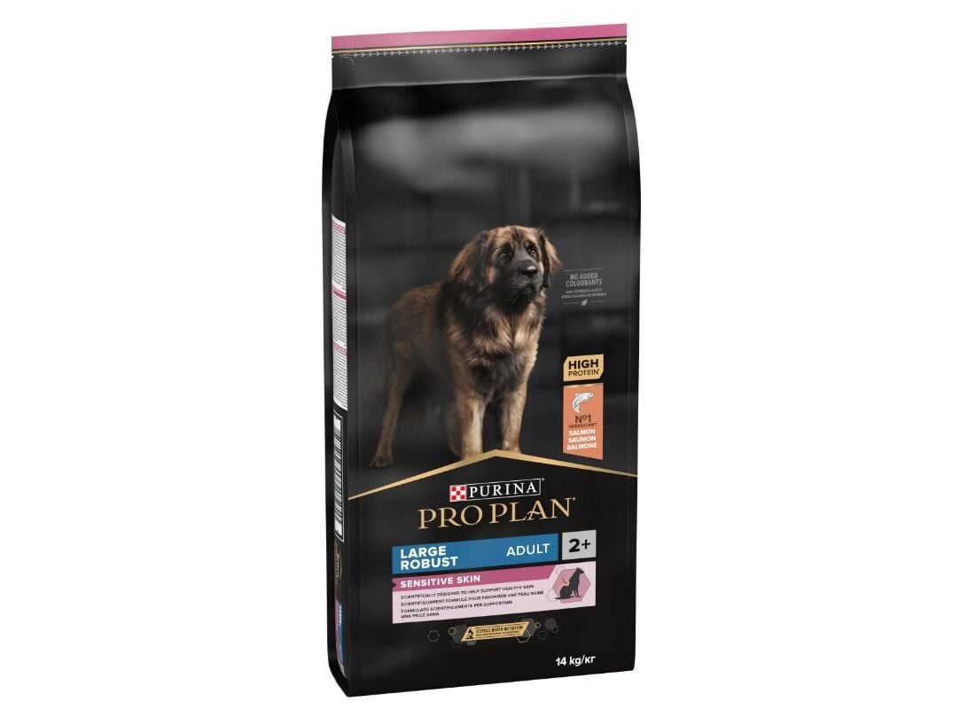 RA&Ccedil;&Atilde;O PARA C&Atilde;O LARGE ROBUST PRO PLAN PELE SENS&Iacute;VEL SALM&Atilde;O 14KG image number 0