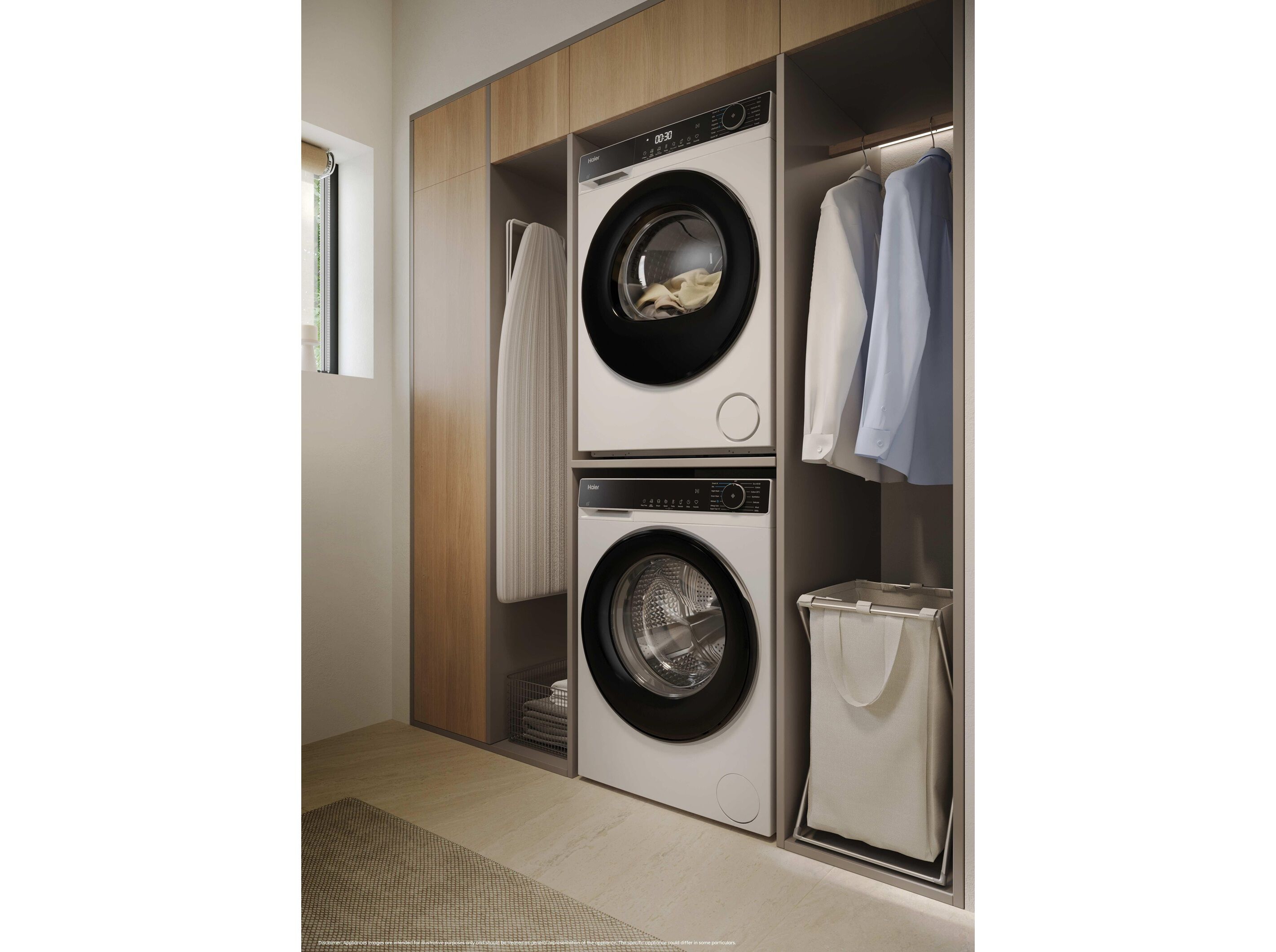 M&Aacute;QUINA DE SECAR ROUPA HAIER HD80-D357TU1-S BOMBA CALOR 8KG D image number 7