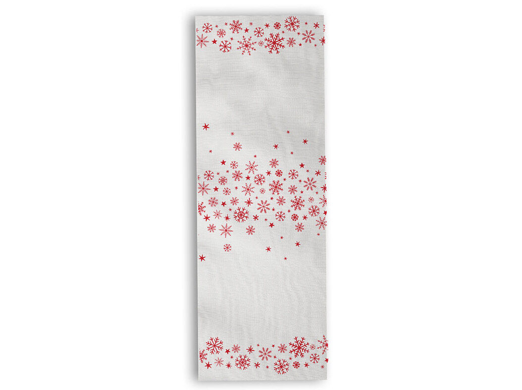 TOALHA MESA FLOCOS VERM ACTUEL ROLO 5MX1.35M XM25