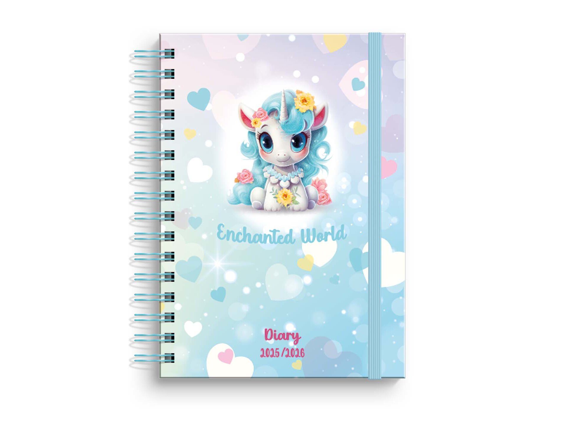 AGENDA ESCOLAR DI&Aacute;RIA A6 AMBAR ENCHANTED WORLD 14X17.5X2.2CM