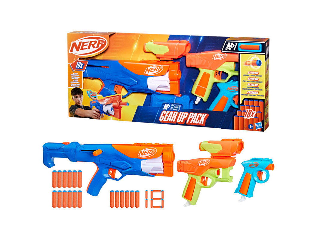 PACK DE LAN&Ccedil;ADOES NERF GEAR UP