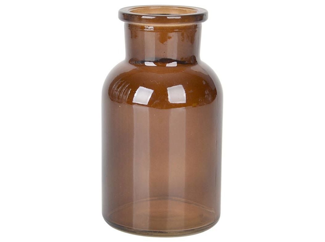 GARRAFA BOTIC&Aacute;RIO ACTUEL VIDRO CASTANHO 5.4X10CM