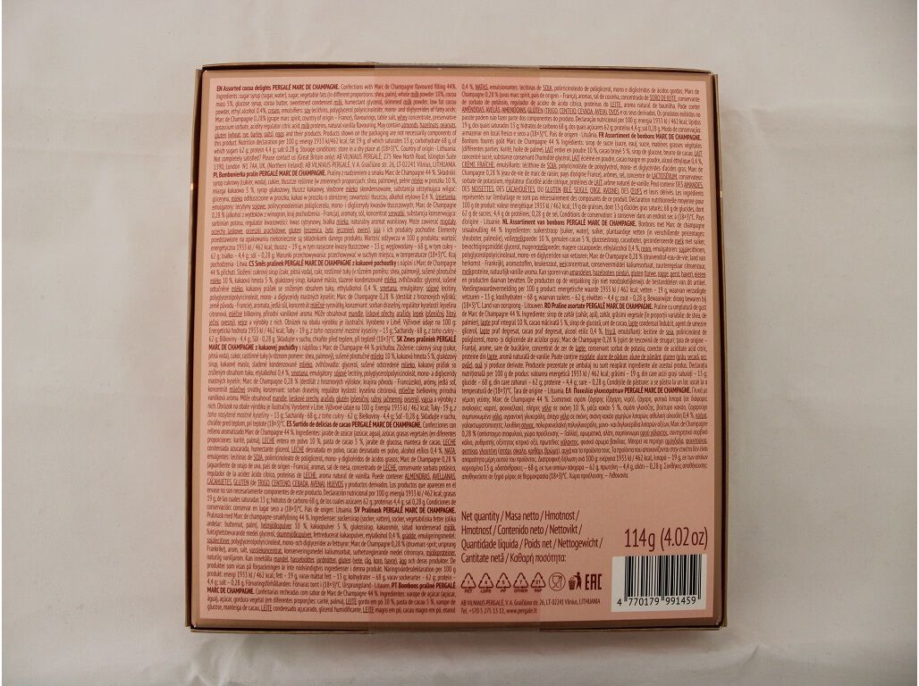 BOMBONS PRALIN&Eacute; PERGAL&Eacute; C/ESPUMANTE 114GR image number 1