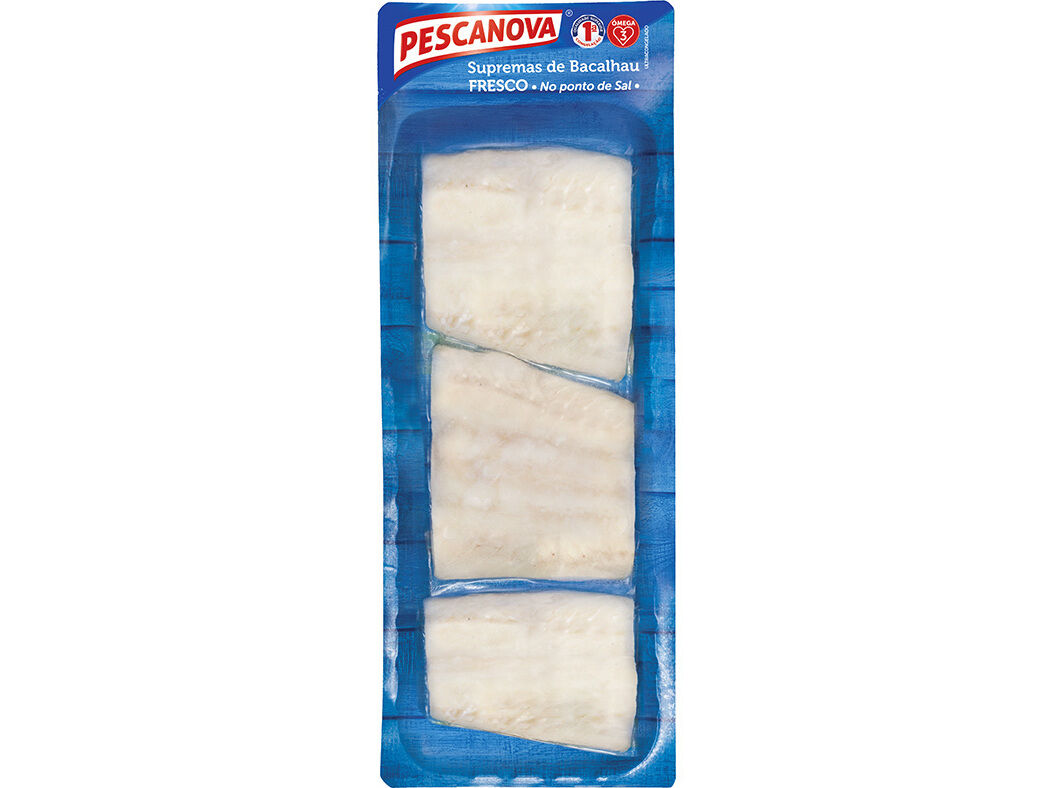 SUPREMAS PESCANOVA BACALHAU FRESCO 400G