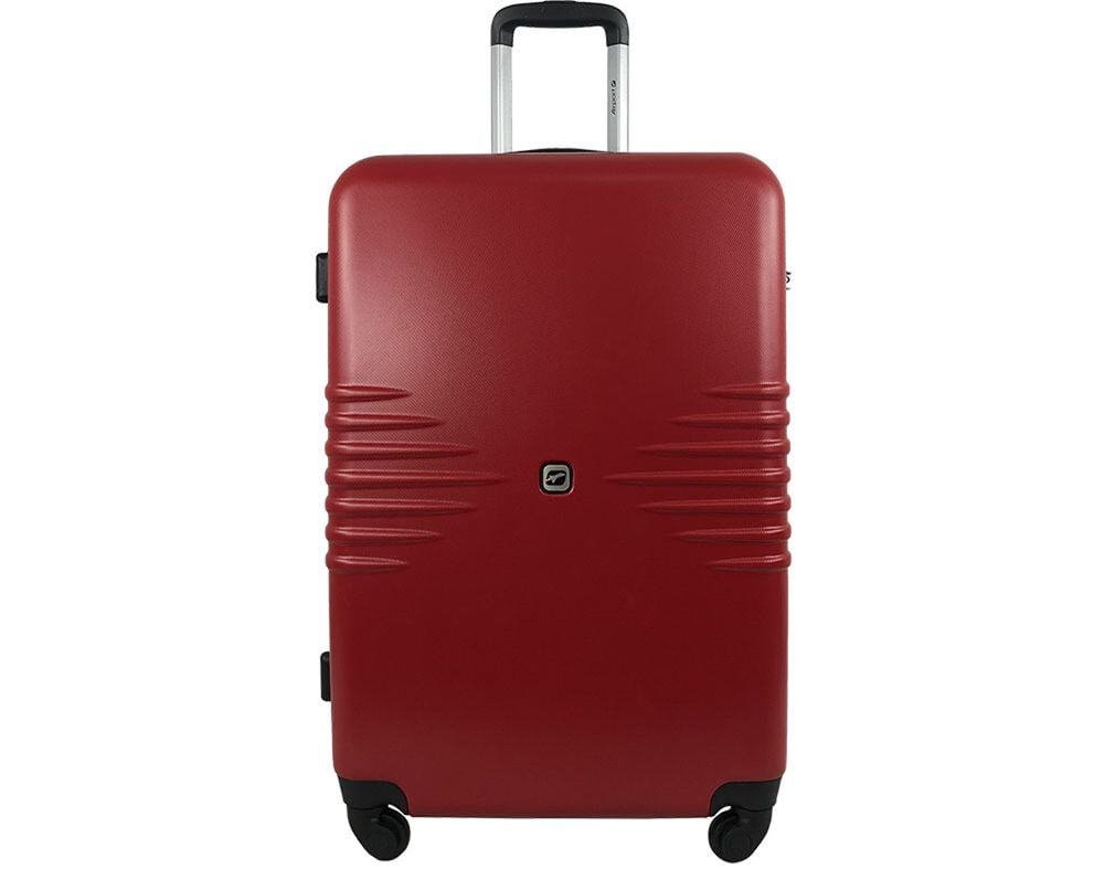 MALA DE VIAGEM GRANDE R&Iacute;GIDA AIRPORT VERMELHO 4 RODAS 70CM