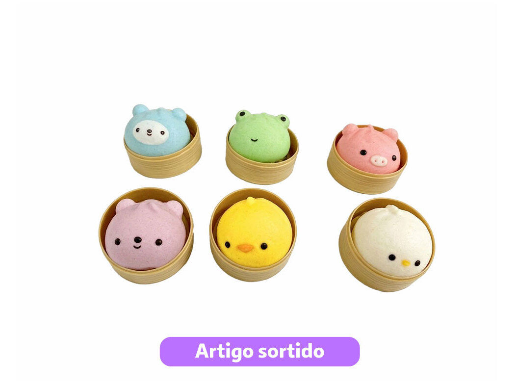 SQUEEZE DUMPLING ANIMAL DO ART 6.5CM MODELOS SORTIDOS image number 0