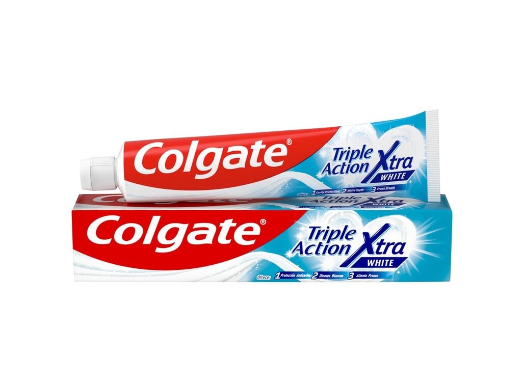 PASTA DENT&Iacute;FRICA COLGATE TRIPLA A&Ccedil;&Atilde;O XTRA WHITE 75 ML image number 0