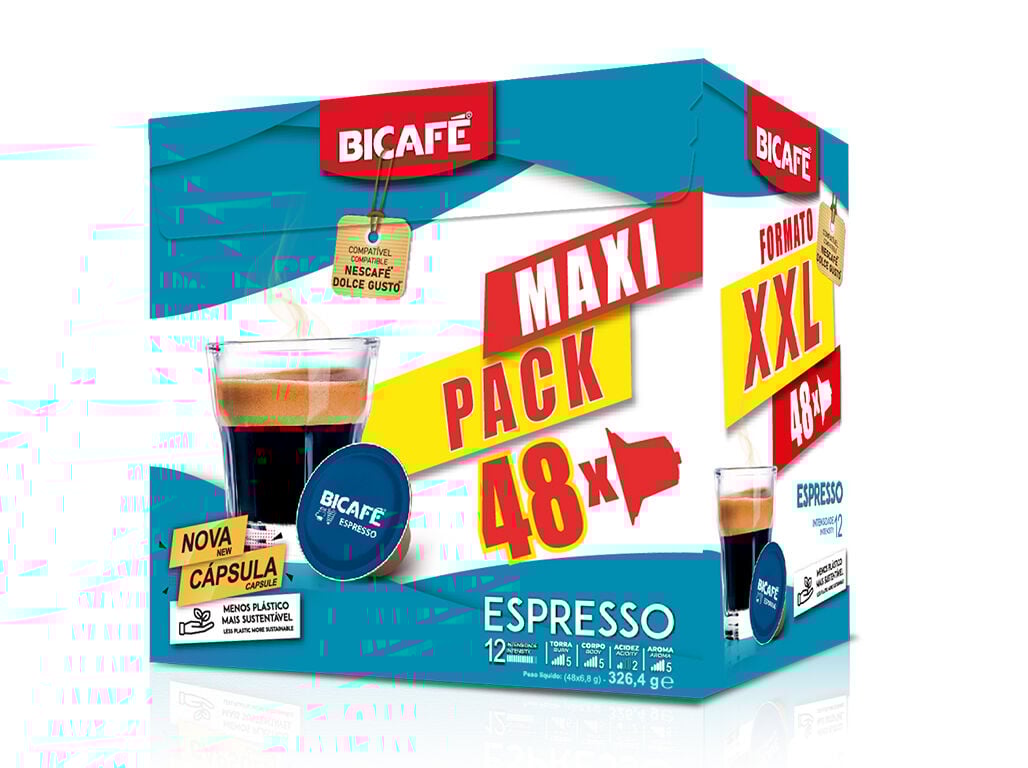 CAPSULAS BICAF&Eacute; DG.ESPRESSO MAXI PCK 48UN image number 1