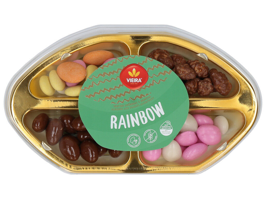 AM&Ecirc;NDOAS VIEIRA RAINBOW DRAGEIAS TORRADA E CHOCOLATE 200G image number 1