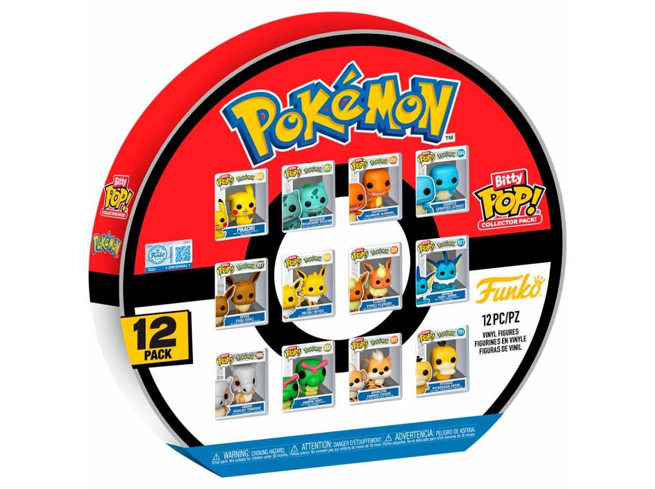 FIGURA FUNKO BITTY POP: POKEMON- 12PC MLTIP image number 0