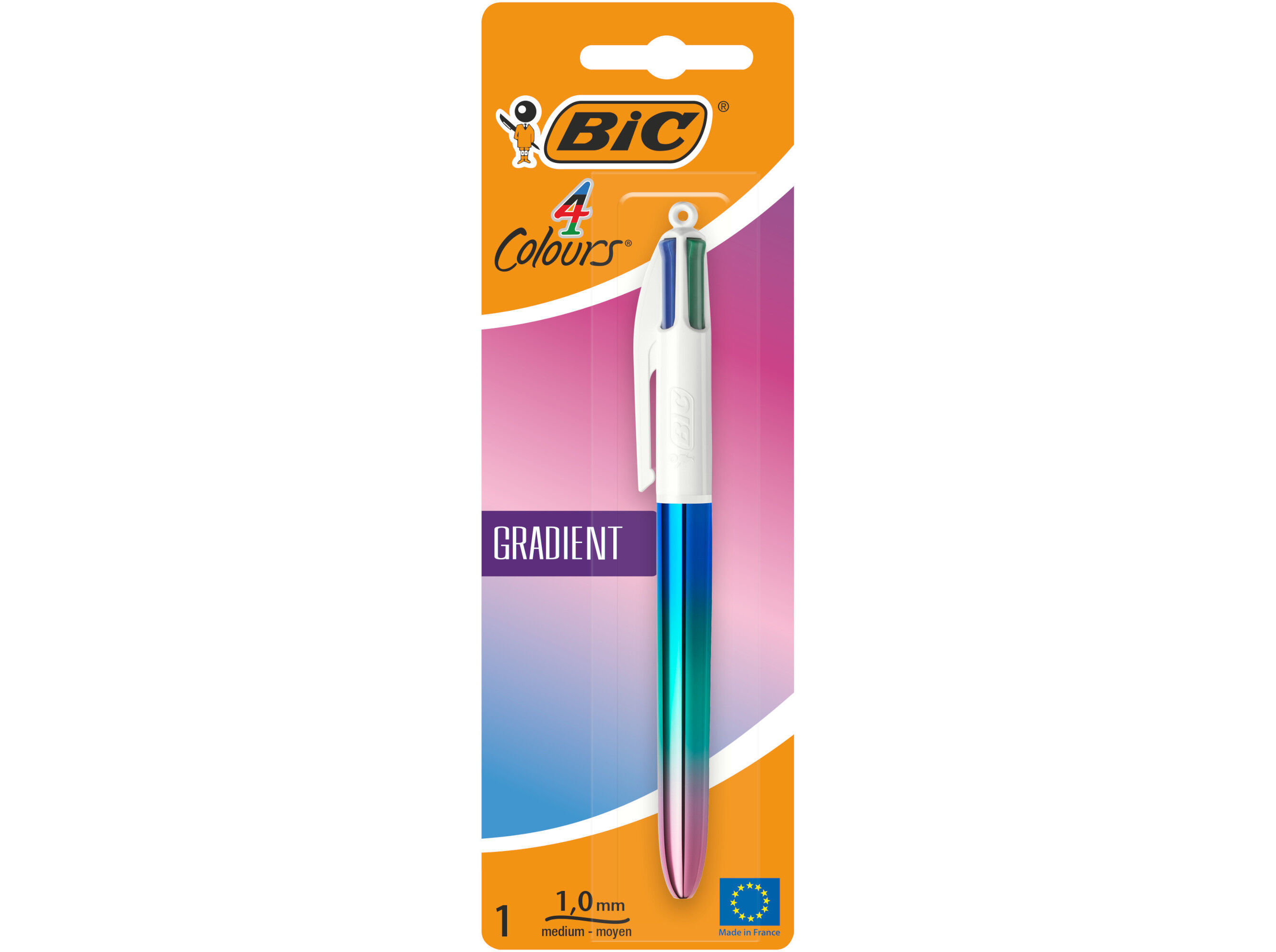 ESFEROGR&Aacute;FICAS BIC 4 CORES GRADIENT MODELOS SORTIDOS image number 1