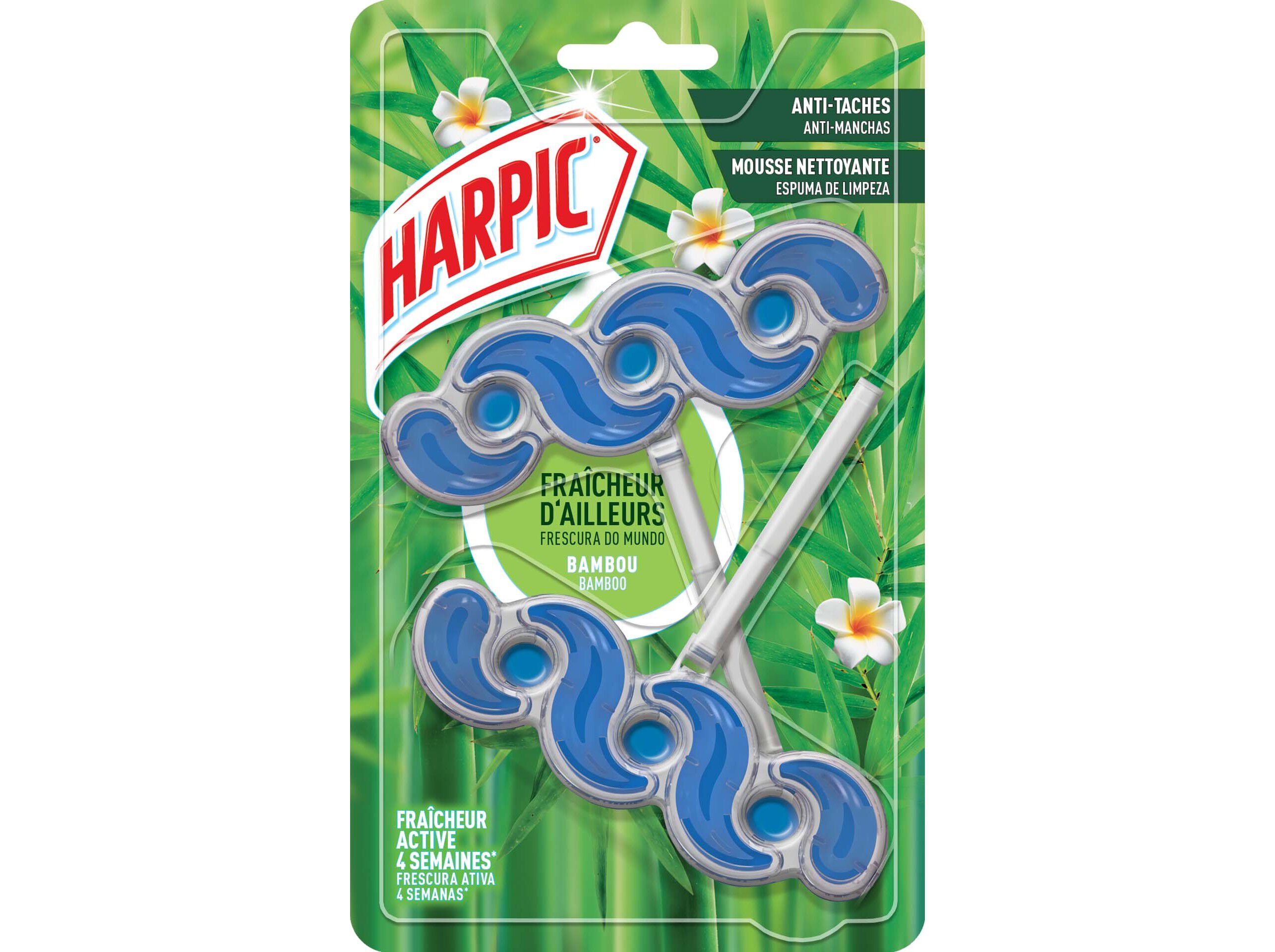 BLOCO SANIT&Aacute;RIO HARPIC BAMBOO 2X35G image number 0