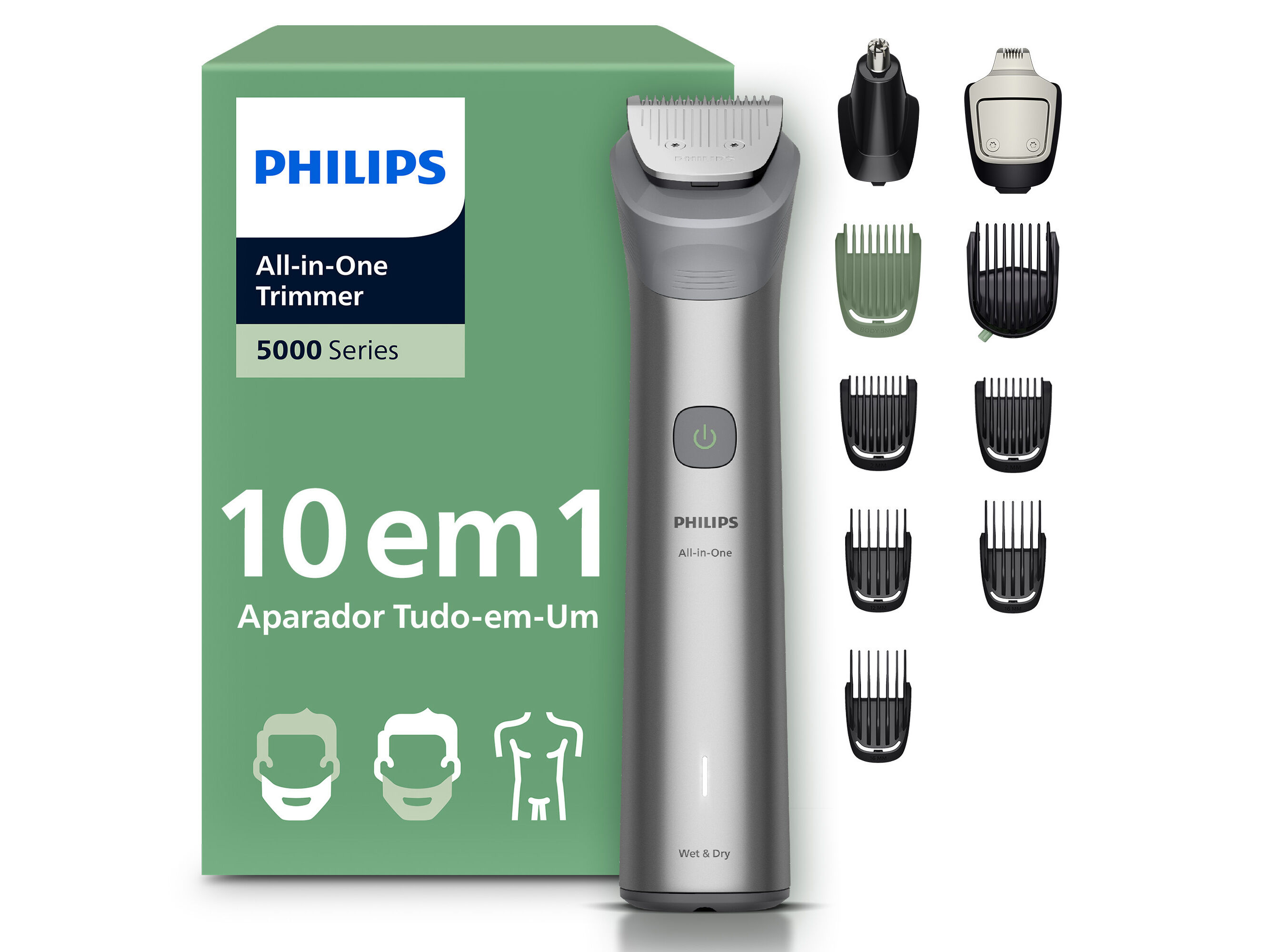 APARADOR MULTIFUN&Ccedil;&Otilde;ES PHILIPS MG5921/15 S&Eacute;RIE 5000 10 EM 1