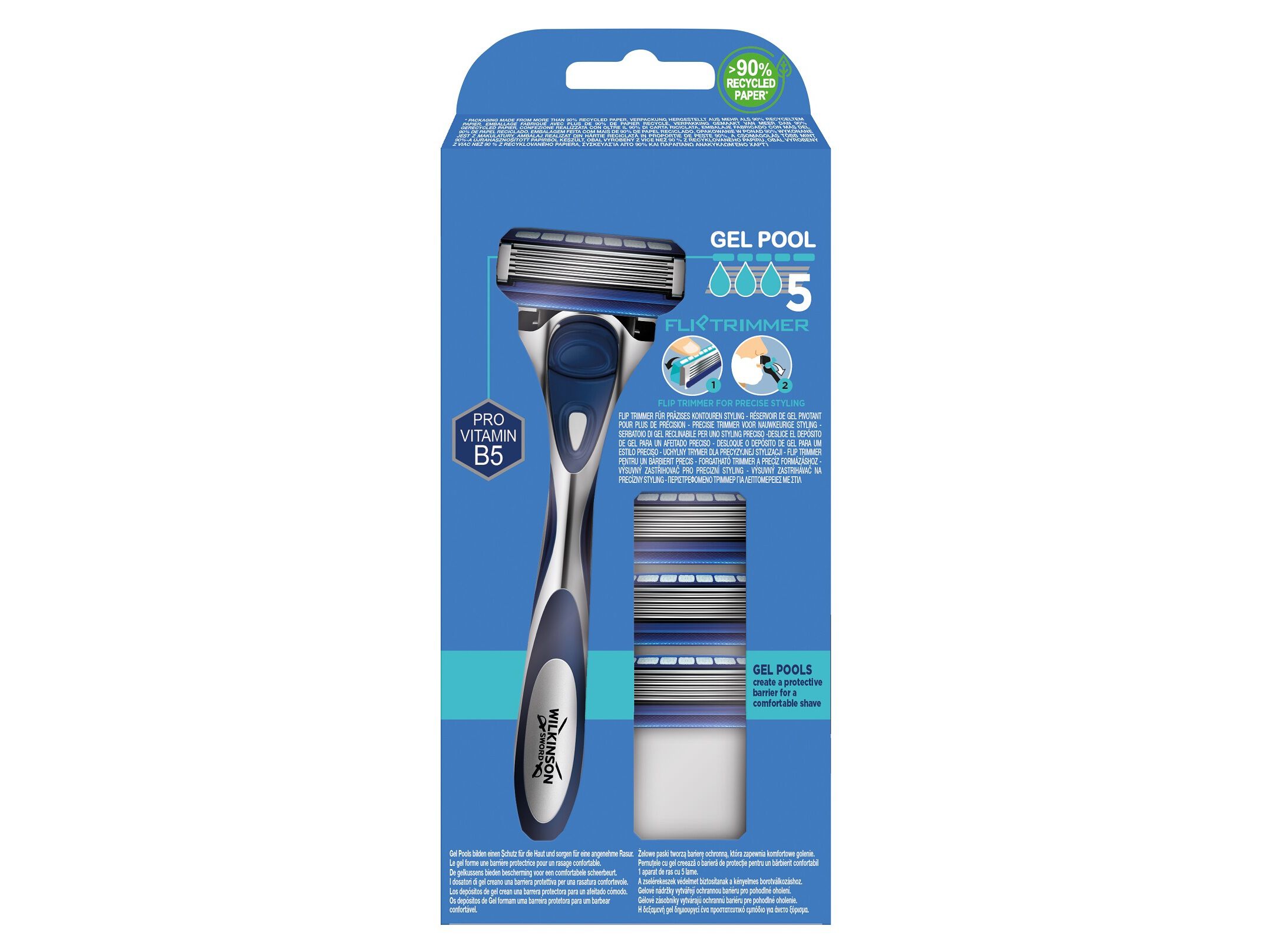 M&Aacute;QUINA DE BARBEAR WILKINSON HYDRO5 SKIN PROTECTION +4REC image number 1
