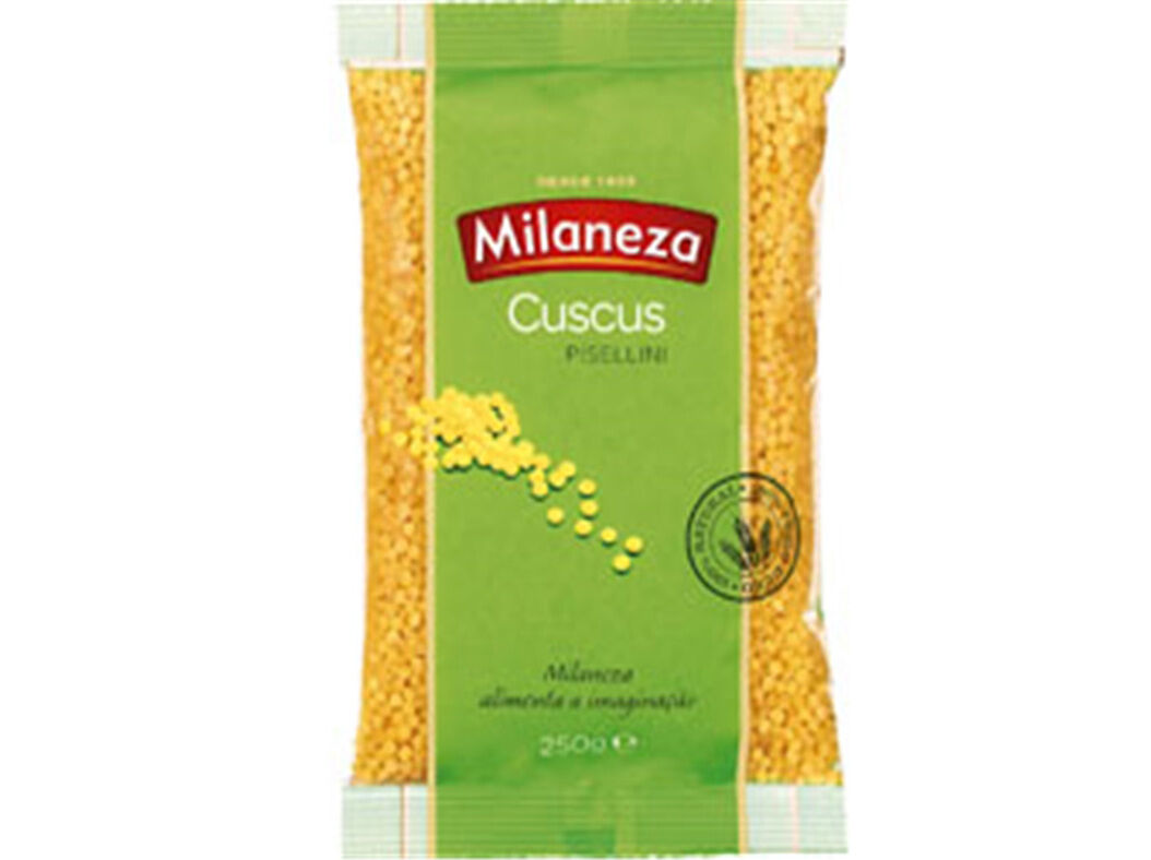 MASSINHAS CUSCUS MILANEZA PISELLINI 250G image number 0