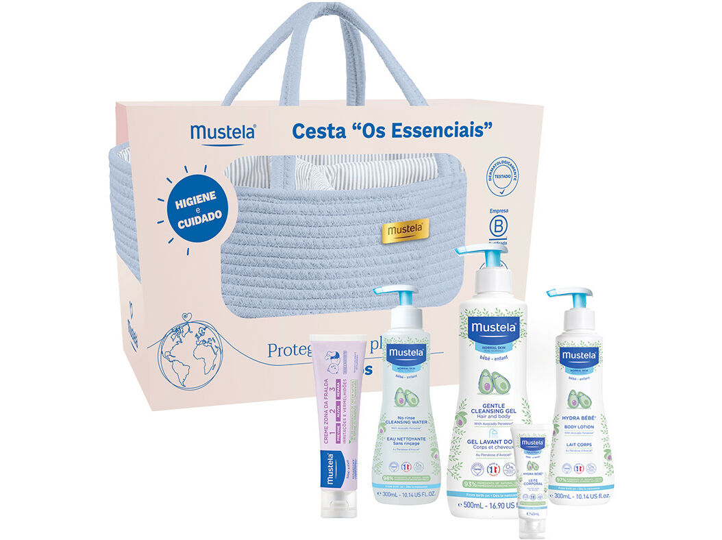 CESTA MUSTELA ESSENCIAIS AZUL image number 0