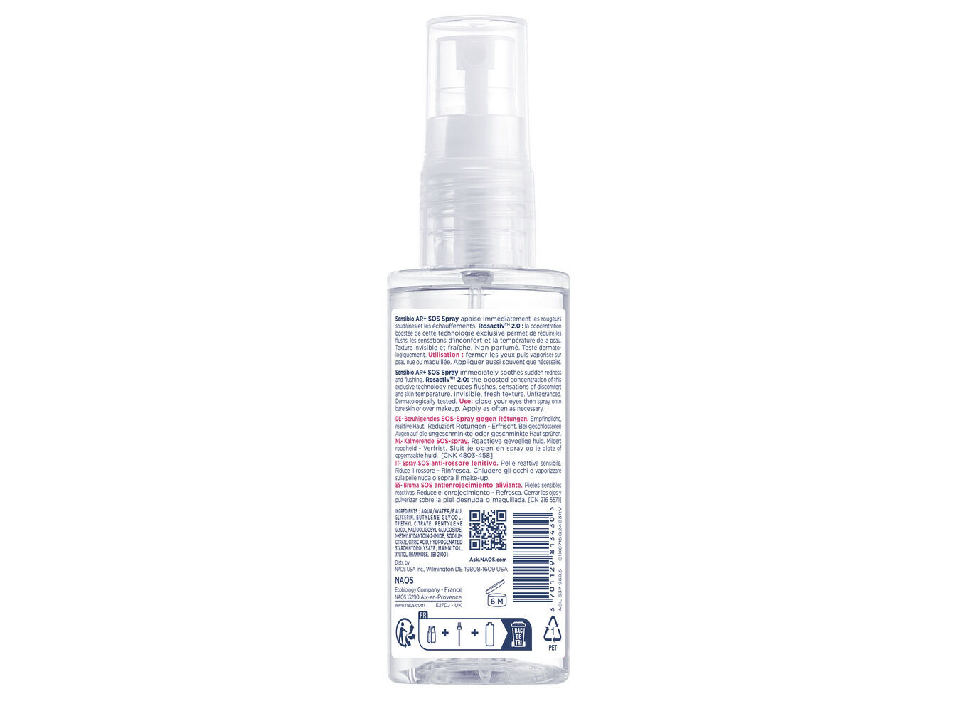 SPRAY BIODERMA SENSIBIO AR+ SOS 70ML image number 1