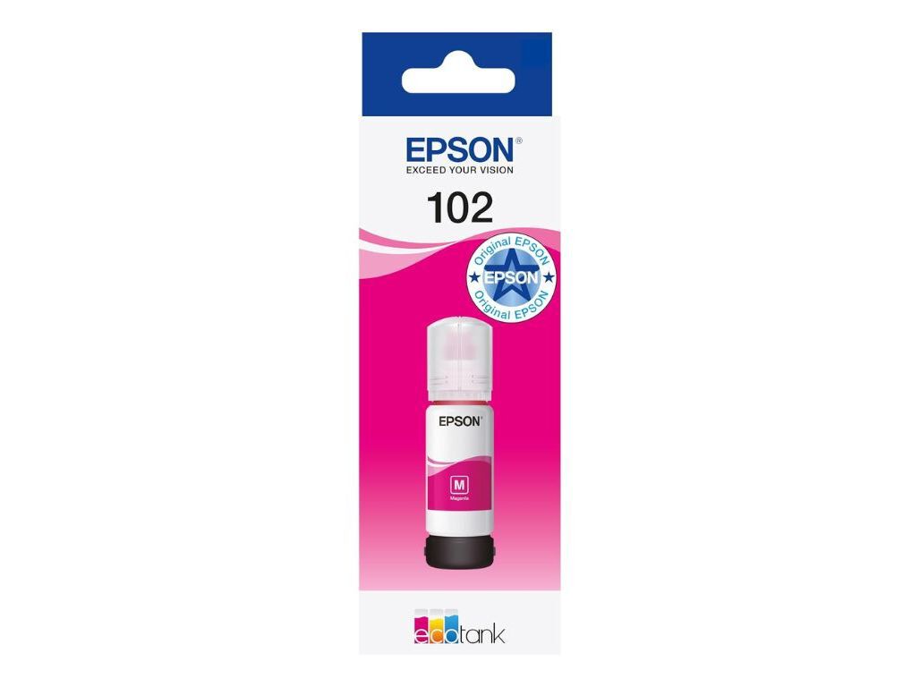 TINTA ORIGINAL EPSON 102 ECOTANK MAGENTA 70ML