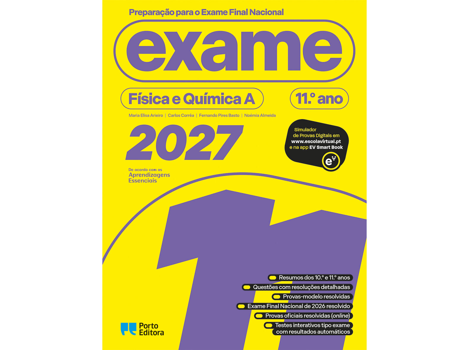 LIVRO PREPARA&Ccedil;&Atilde;O PARA O EXAME F&Iacute;SICA E QU&Iacute;MICA A - 11&ordm; ANO image number 0