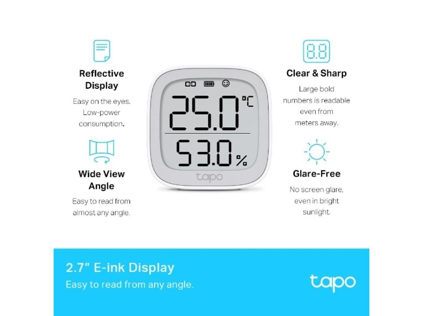SENSOR TEMPERATURA TP-LINK TAPO T315 SMARTHOME image number 2