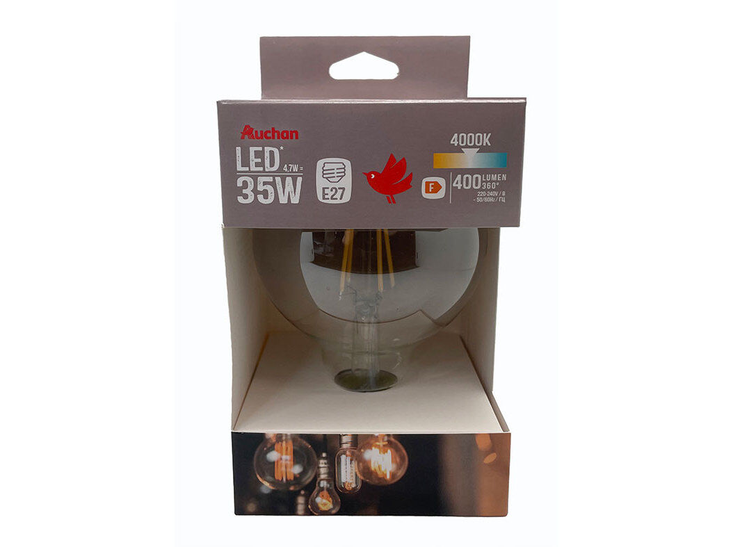 L&Acirc;MPADA LED AUCHAN E27 35W SMOKY image number 0