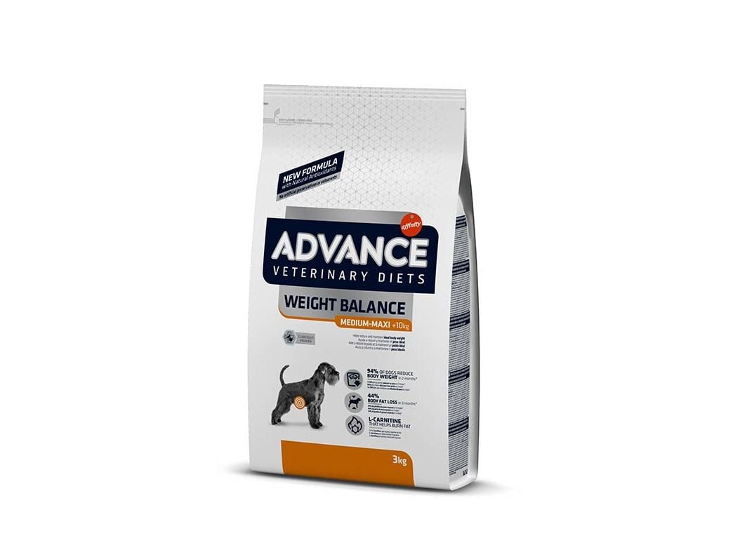 RA&Ccedil;&Atilde;O VETERIN&Aacute;RIA C&Atilde;O ADVANCE WEIGHT BALANCE 3 KG