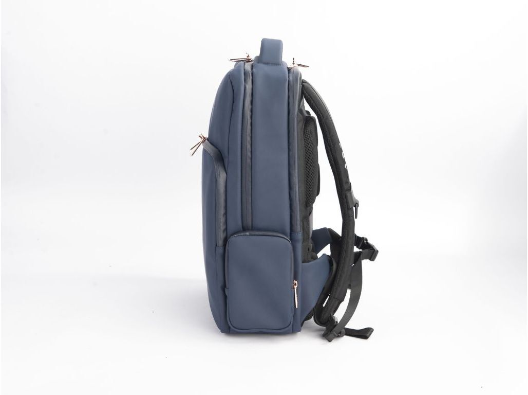 MOCHILA QILIVE PARA PORT&Aacute;TIL 15-16" 78% RECICLADO AZUL image number 2