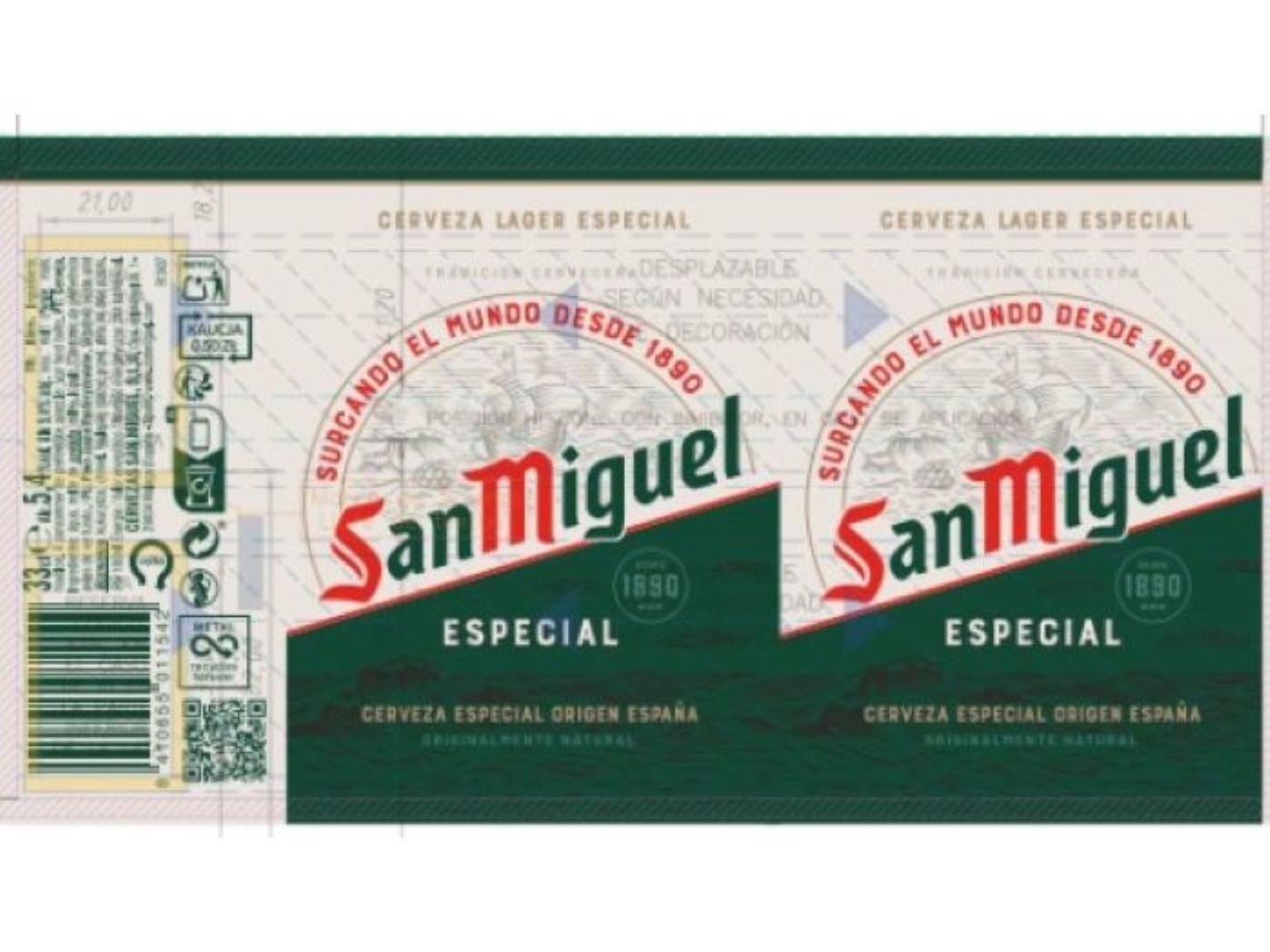 CERVEJA SAN MIGUEL LATA 0.5L (SDR) image number 1