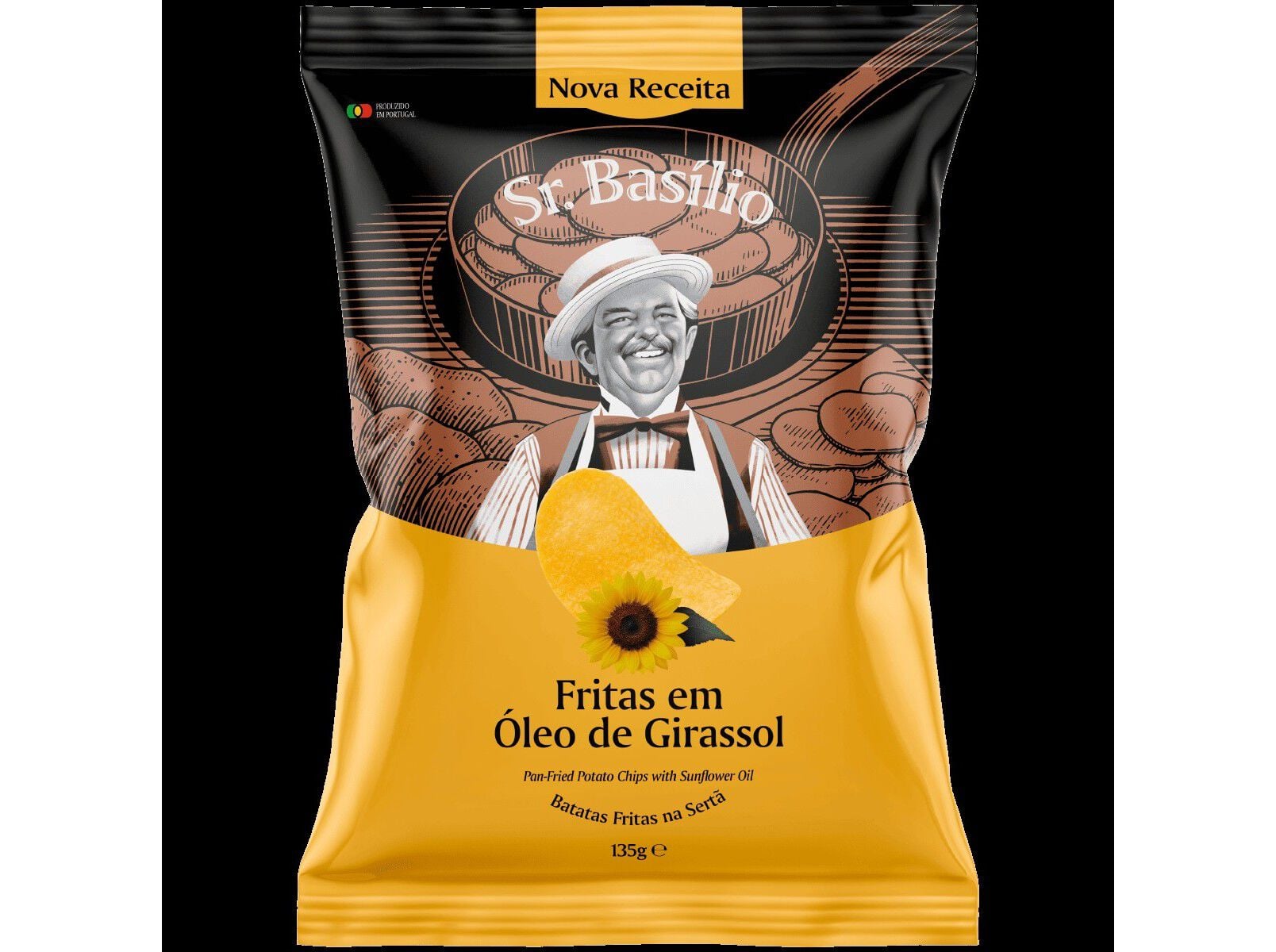 BATATAS SR.BAS&Iacute;LIO FRITAS LISAS 135G image number 2
