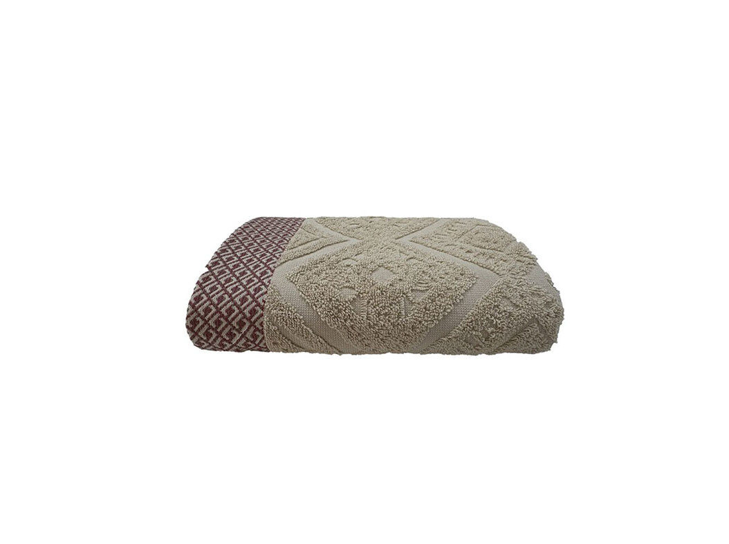 TOALHA M&Atilde;OS MUNDOTEXTIL BEGE 550 GR 50X100 CM