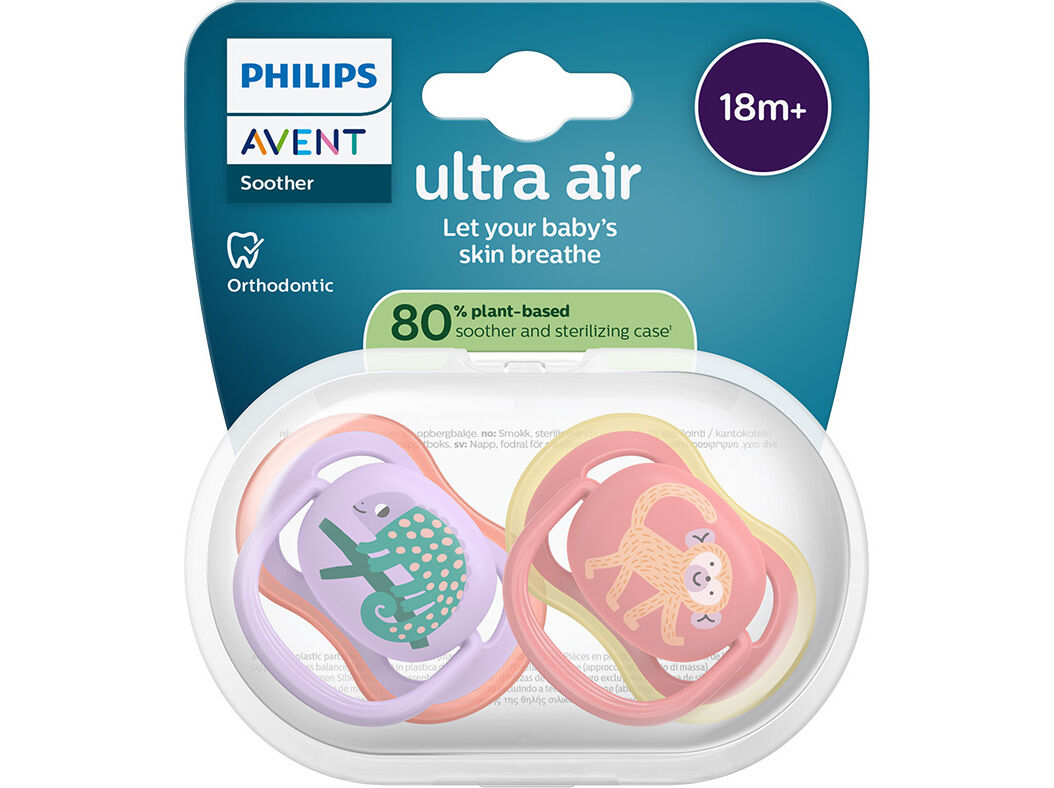 CHUPETA AVENT ULTRA AIR 18M+DECO LIL/ROS 2UN image number 0