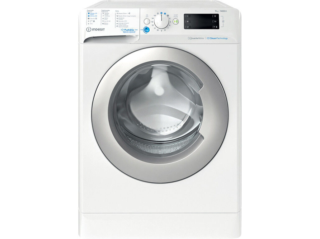 M&Aacute;QUINA LAVAR ROUPA INDESIT BWE 91496X WSV SPT - BRANCO A 9KG