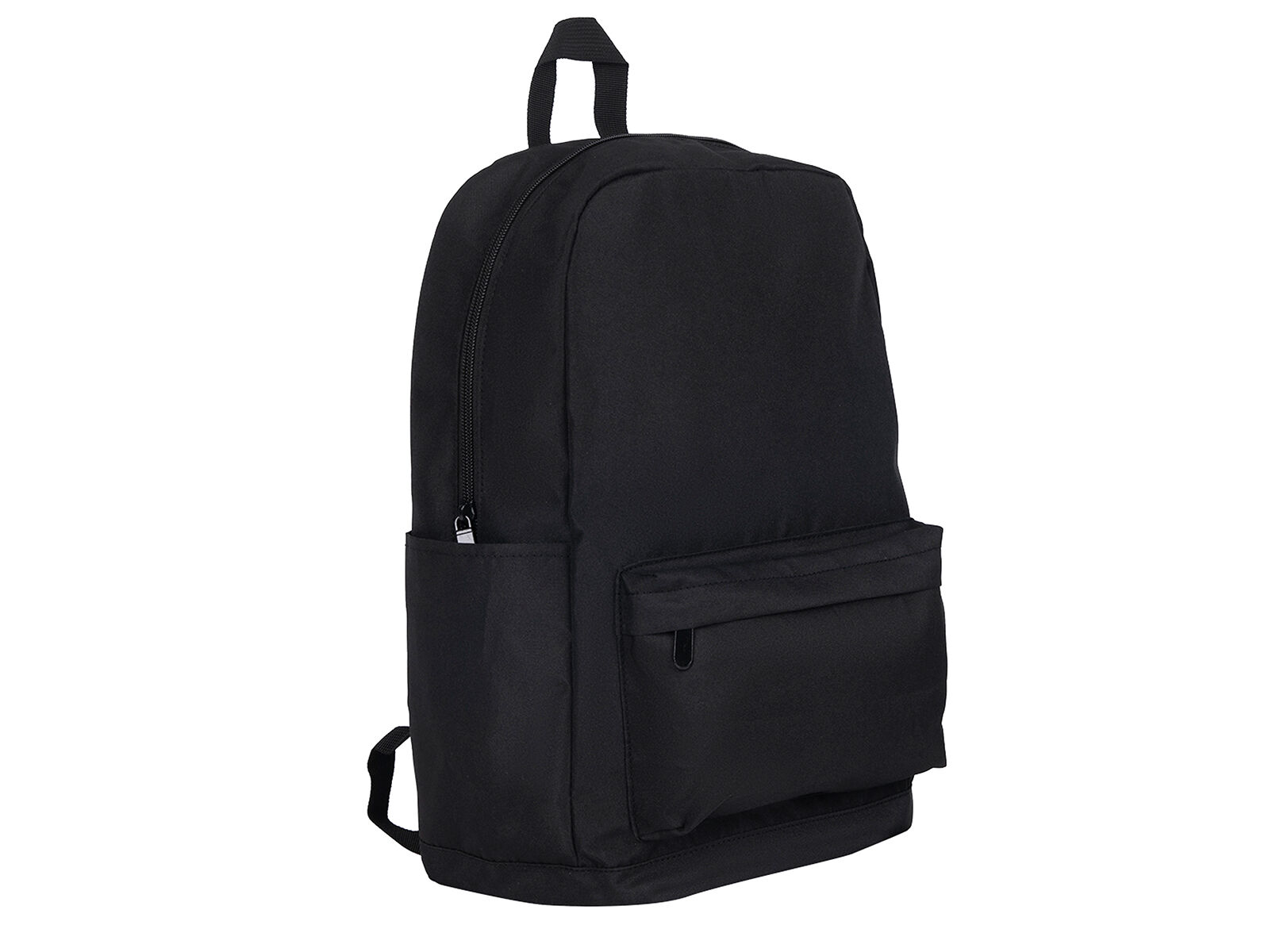 MOCHILA AUCHAN ESSENCIAL PRETA 40X29X16.5CM