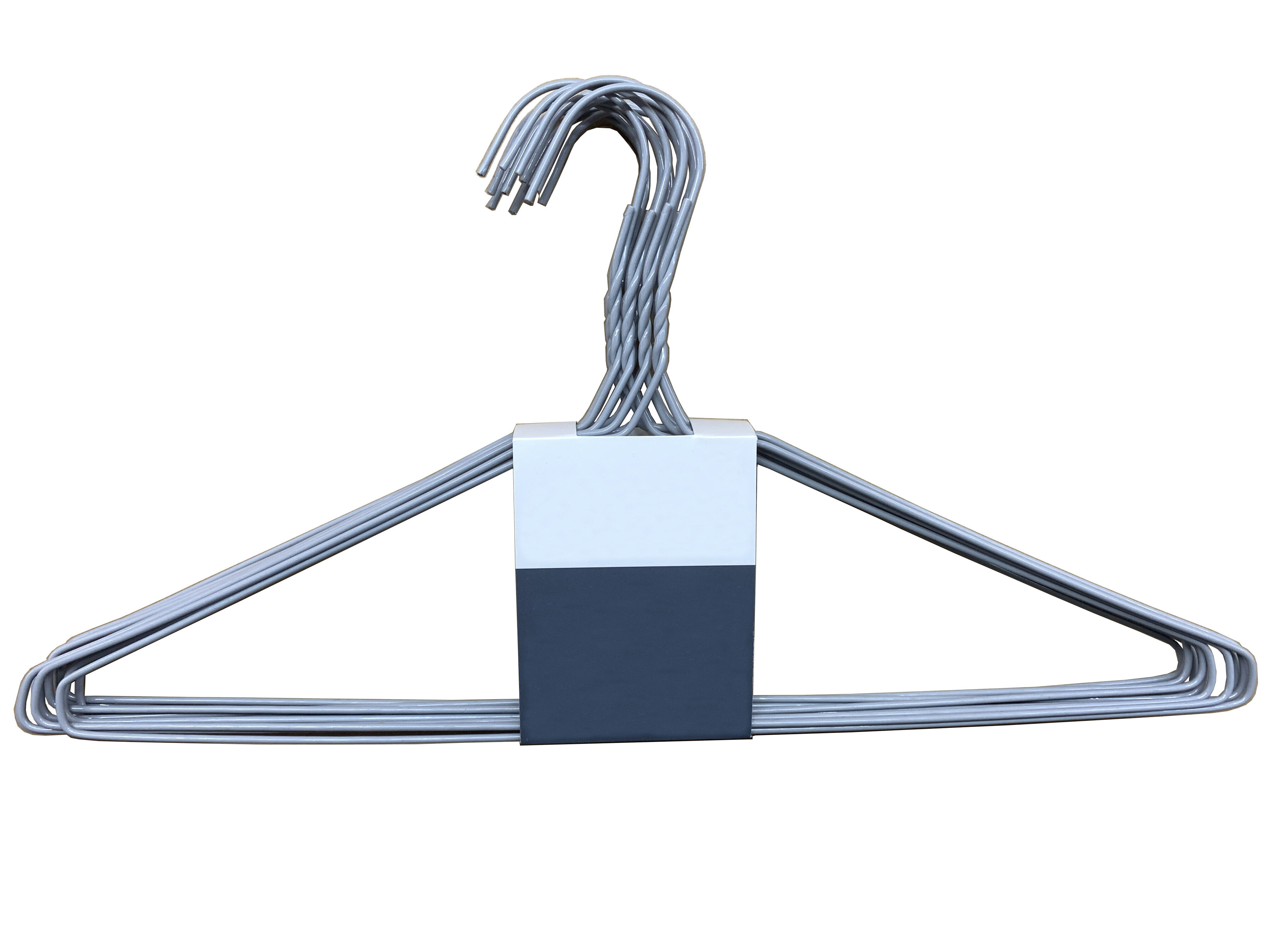 CONJUNTO DE 10 CABIDES AUCHAN ESSENCIAL METAL REVESTIDO