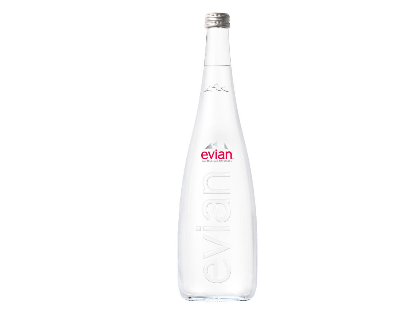 &Aacute;GUA MINERAL NATURAL EVIAN VIDRO 0.75L image number 0