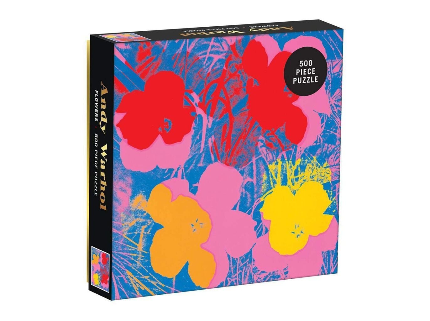 PUZZLE WARHOL FLOWERS GALISON 500 PE&Ccedil;AS