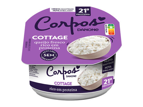 COTTAGE CHEESE CORPOS DANONE LIGHT 180 G image number 0