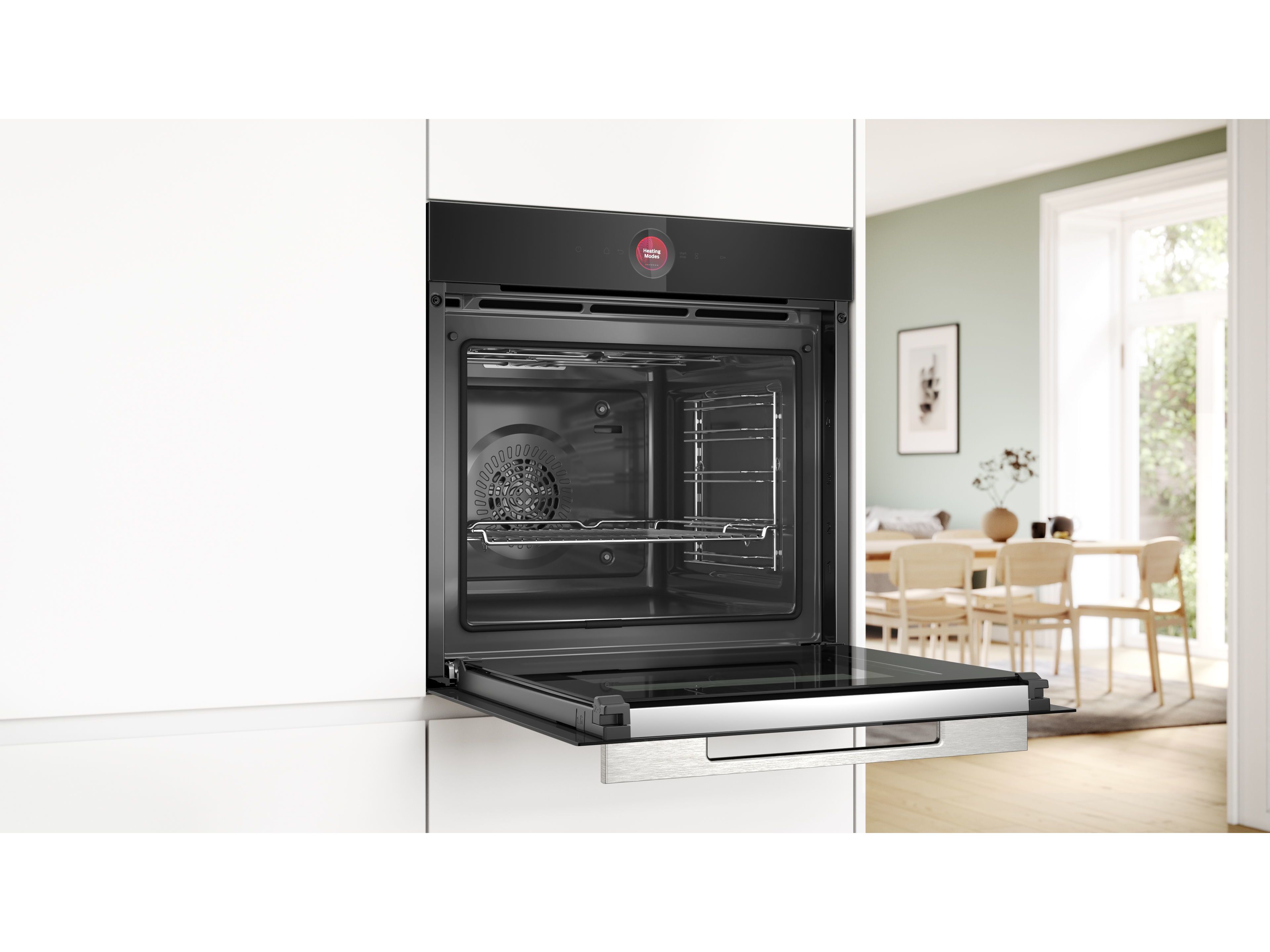 FORNO MULTIFUN&Ccedil;&Otilde;ES BOSCH HBG7742B1 PIROLITICO A+ 71L 3600W image number 4