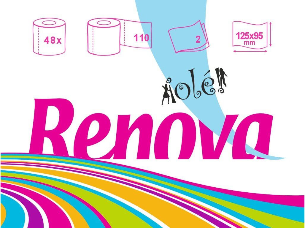 PAPEL RENOVA HIGI&Eacute;NICO OL&Eacute; 38 ROLOS +10 ROLOS image number 1