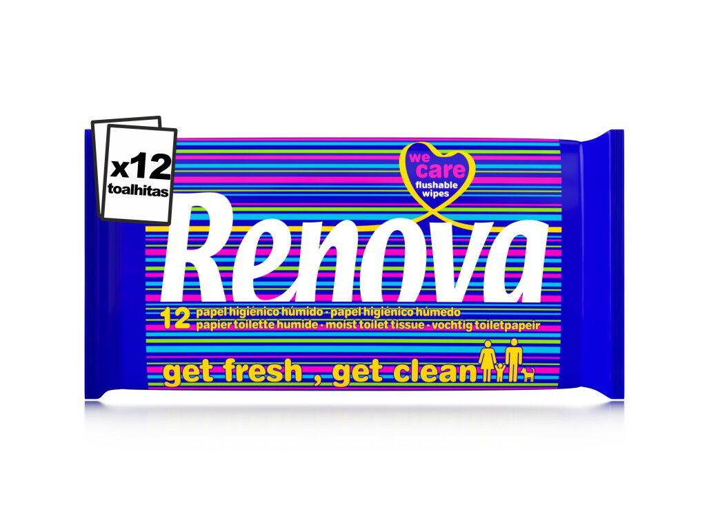 PAPEL RENOVA HIGI&Eacute;NICO H&Uacute;MIDO FRAICHEUR TRAVEL 12UN image number 0