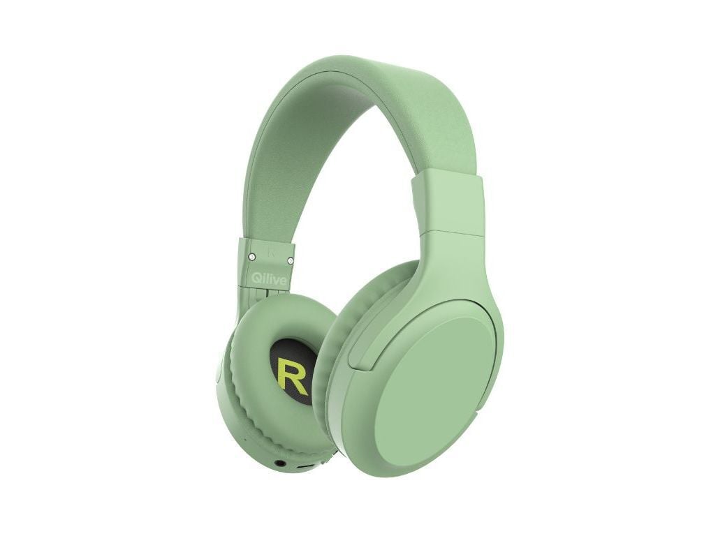 AUSCULTADORES SEM FIO QILIVE Q.1994 KIDS (BLUETOOTH 5.2 12H VERDE)