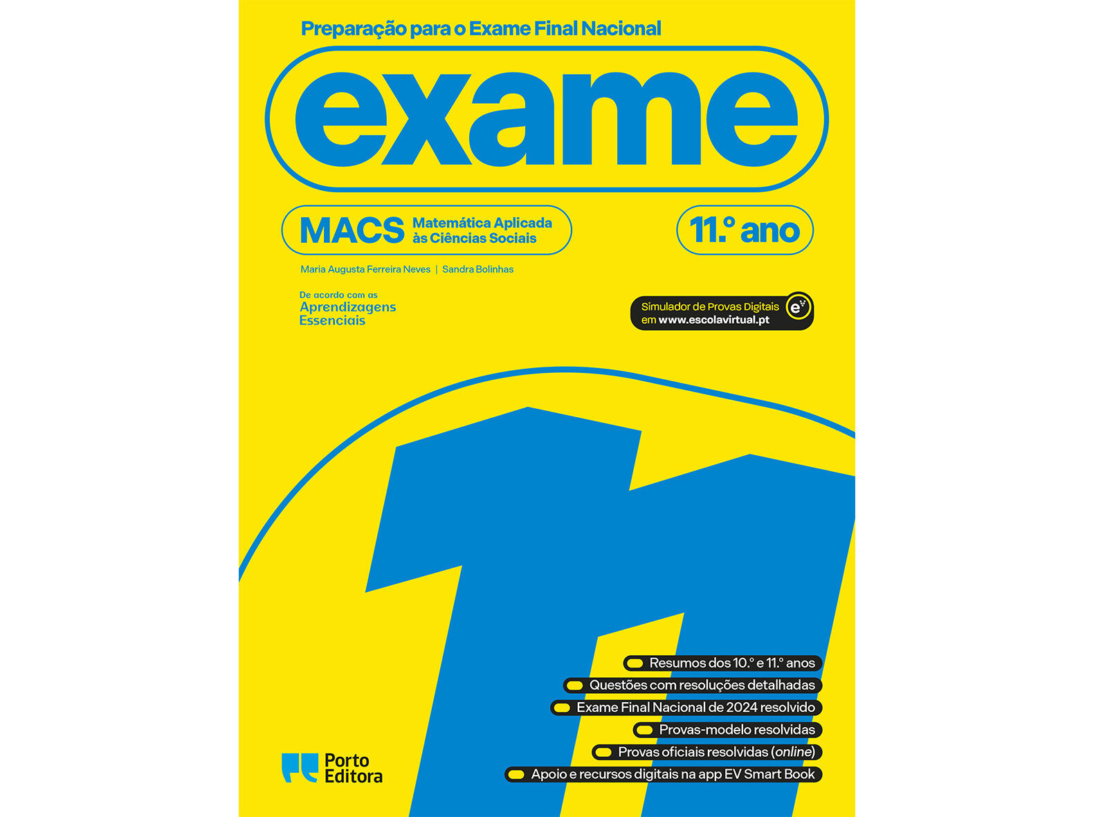 LIVRO PREPARA&Ccedil;&Atilde;O PARA O EXAME FINAL NACIONAL - MACS - 11&ordm; image number 0