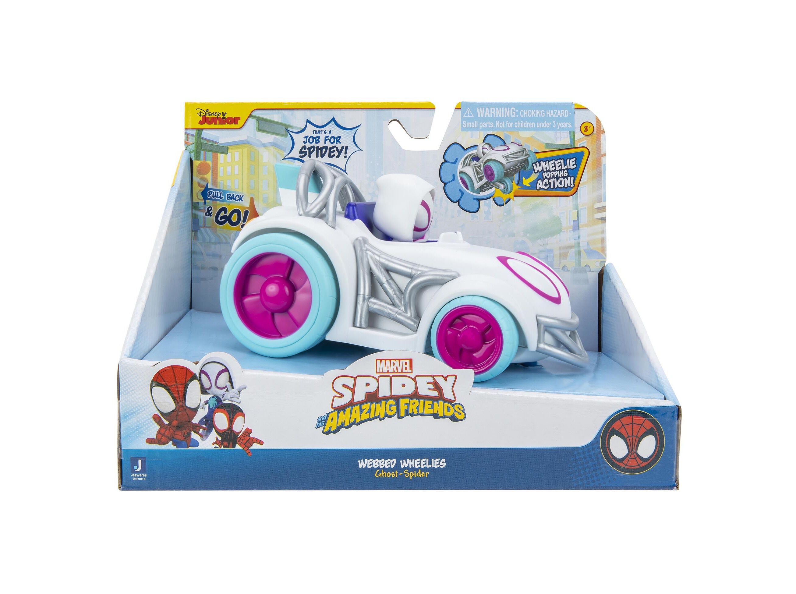 VE&Iacute;CULO WEBBED SPIDEY&FRIENDS WHEELIES CORES SORTIDAS image number 9