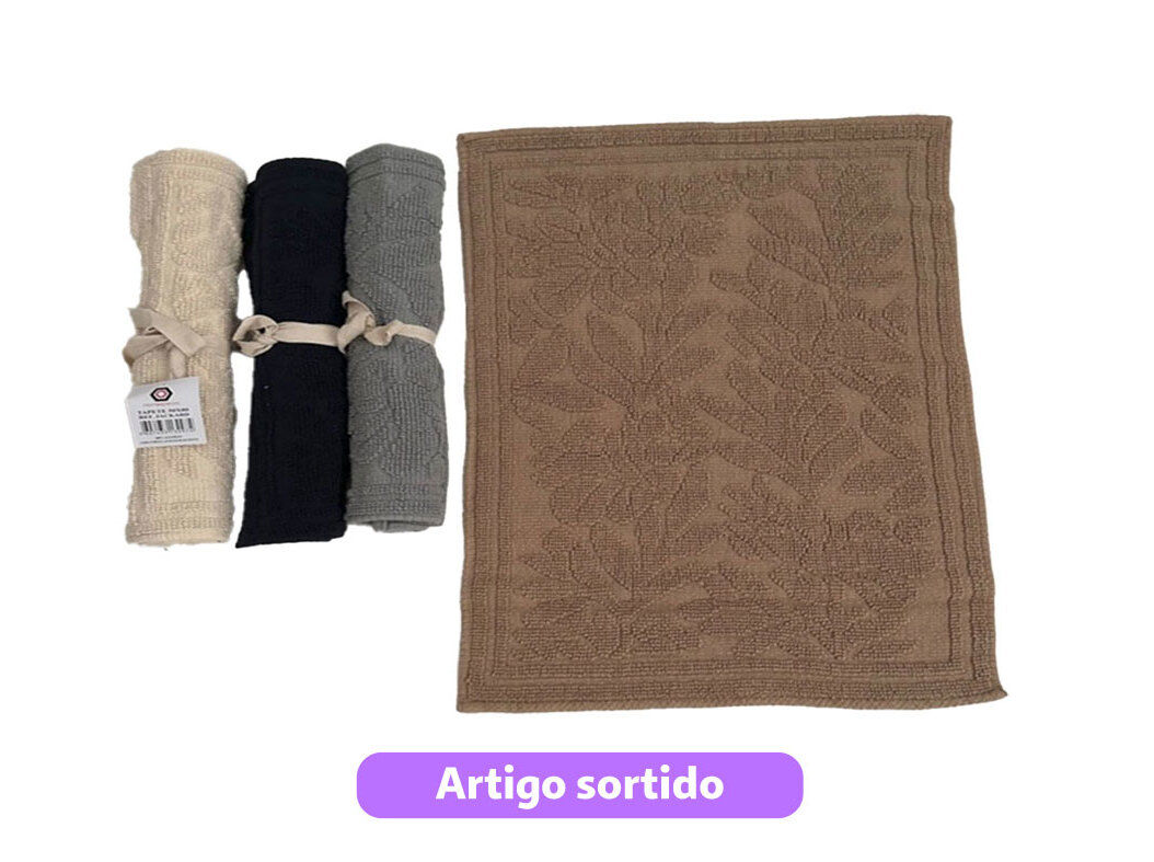 TAPETE HOMESPECIAL 50X80CM CORES SORTIDAS