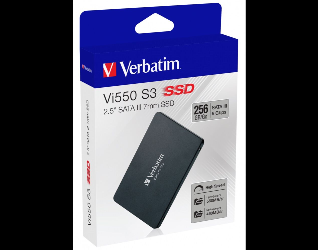 DISCO INTERNO VERBATIM SSD SATA III 256GB VI 550 S3
