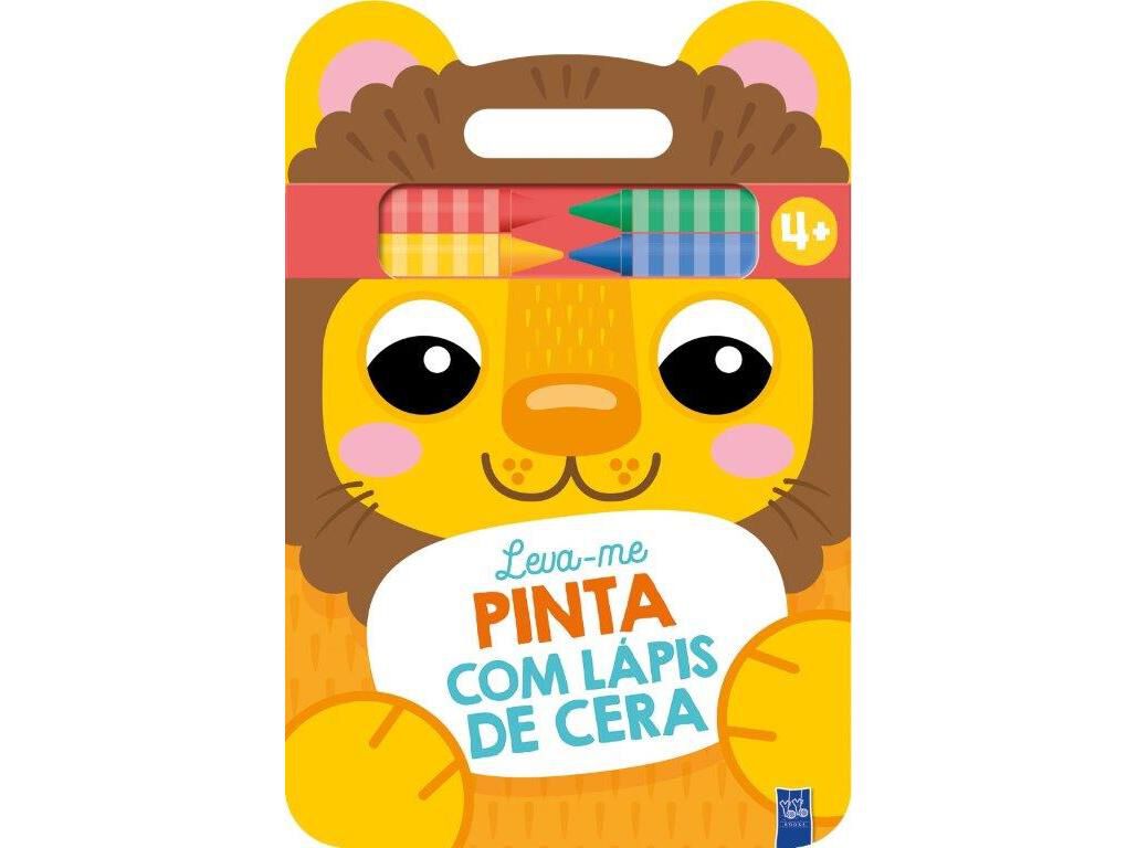 LIVRO LEVA-ME - PINTA COM L&Aacute;PIS DE CERA - LEOA image number 0