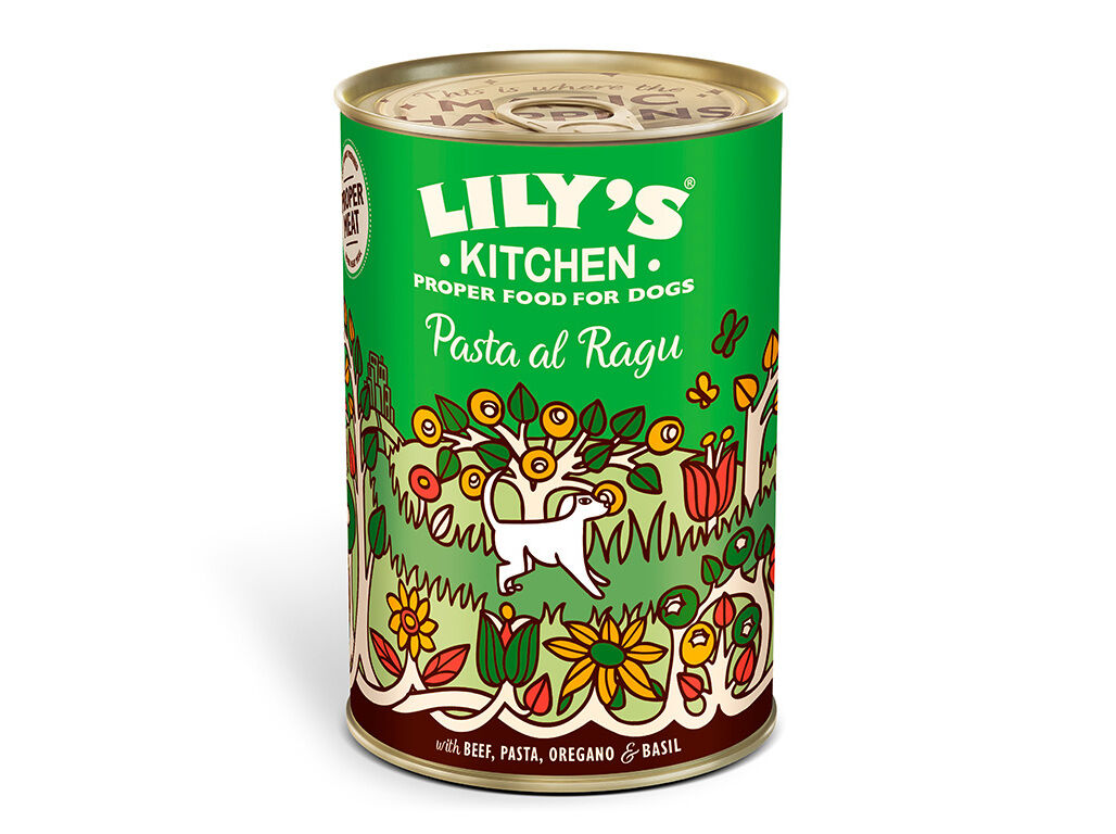 COMIDA H&Uacute;MIDA C&Atilde;O LILY'S KITCHEN PASTA AL RAGU 400G image number 1