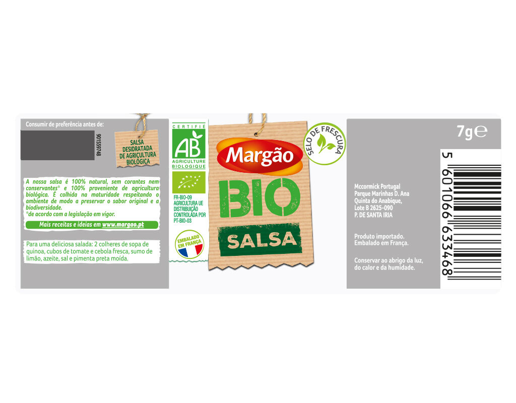 SALSA MARG&Atilde;O FOLHAS BIO 7G image number 1