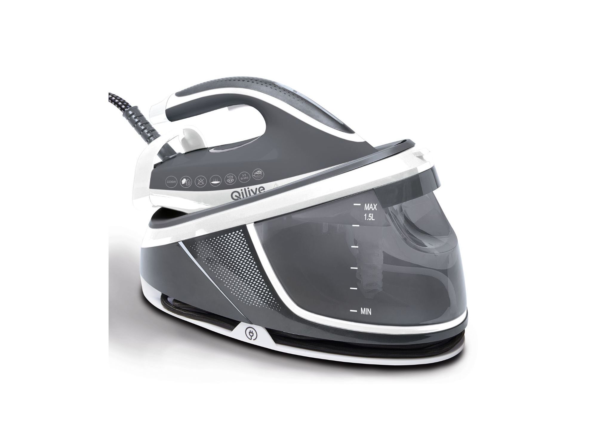 FERRO COM CALDEIRA QILIVE Q.5702 3000W 8BARES